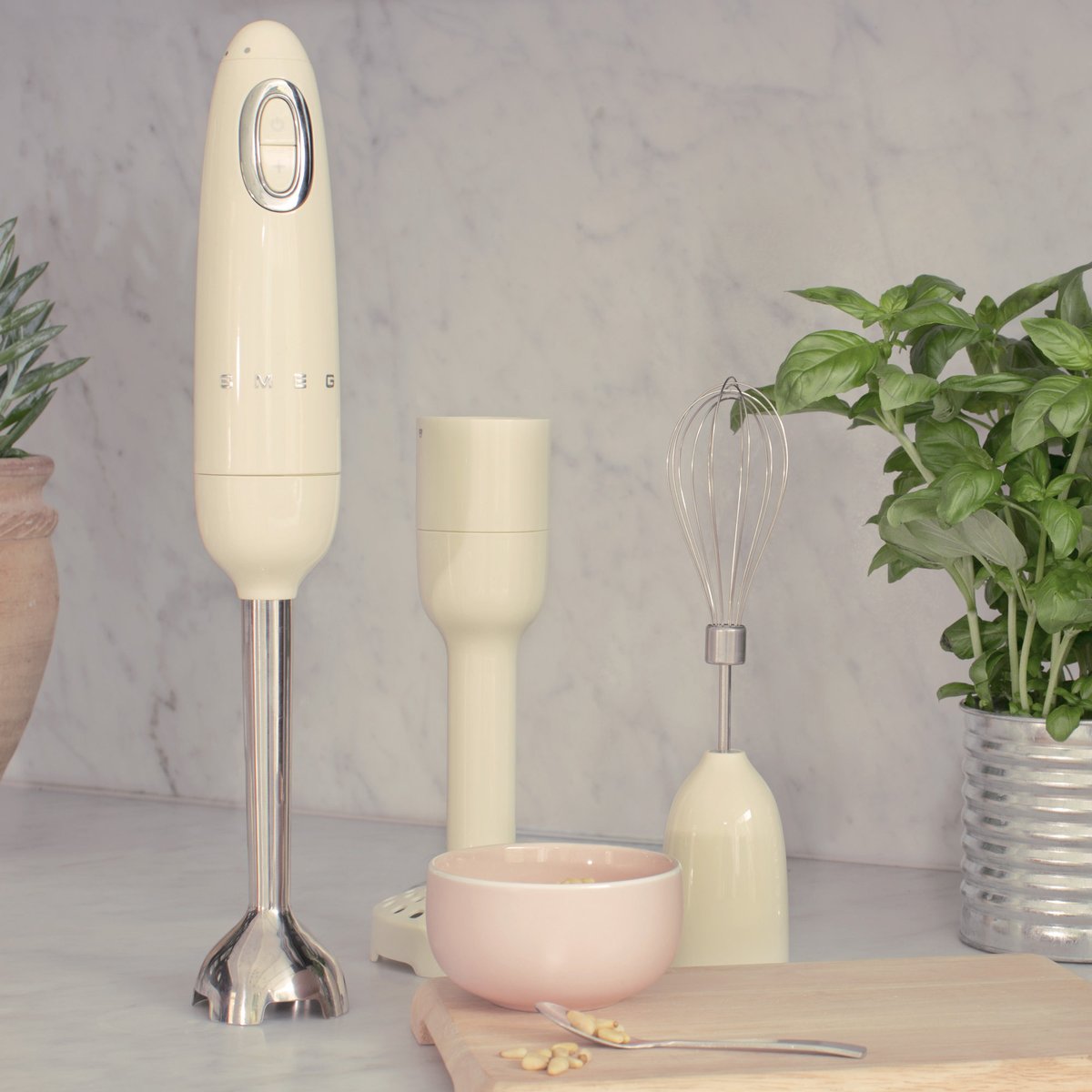 Stavblender 700 watt, creme