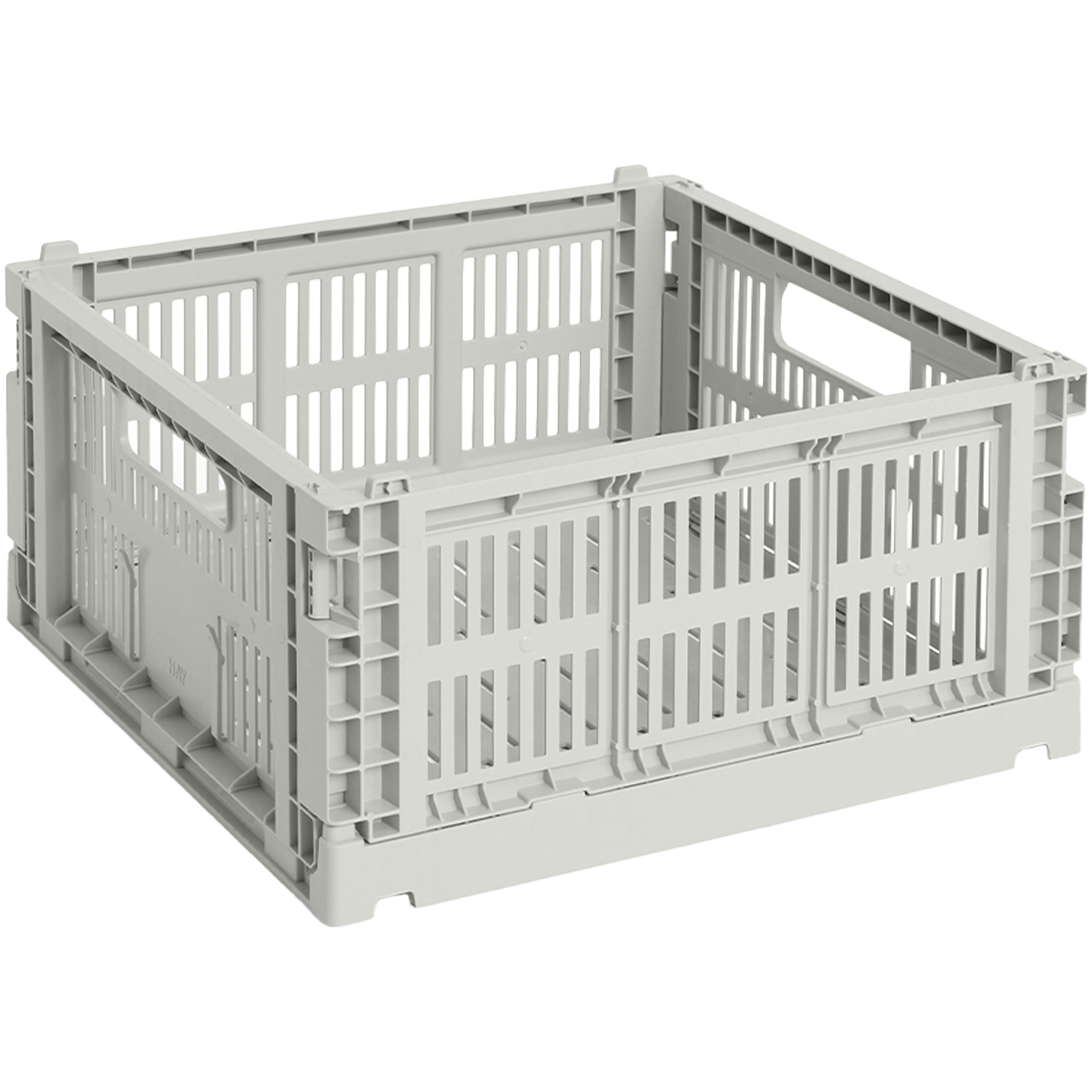 HAY Colour Crate Medium Square förvaringslåda, grå