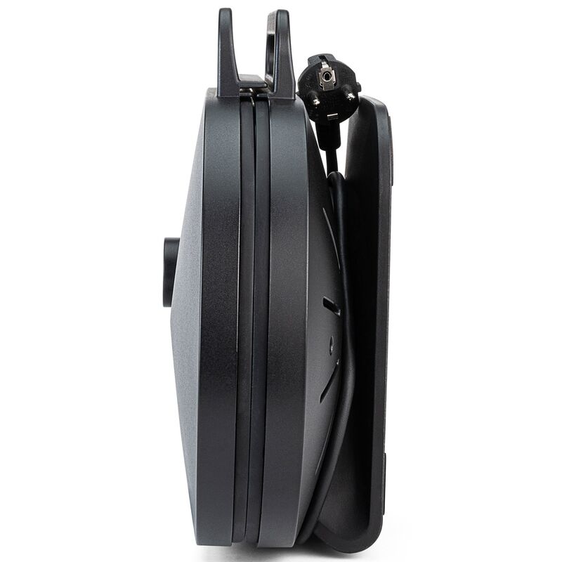 WM6DB-220 Grand Double Vaffeljern, matt svart