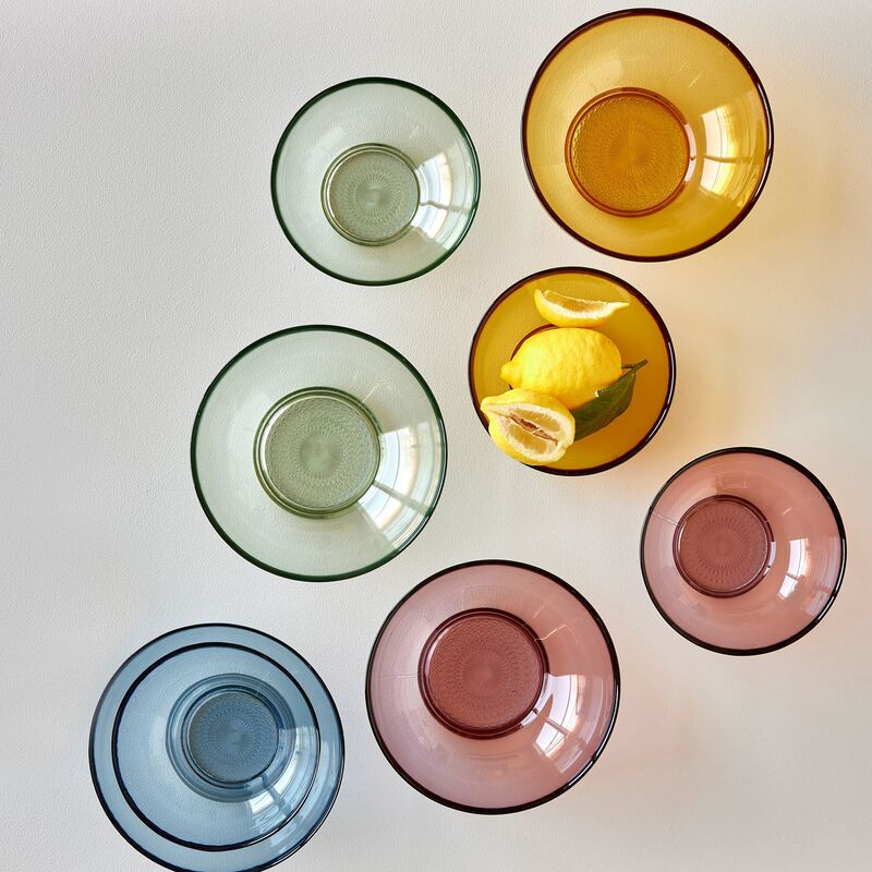 salladsskål 24 cm, bärnsten