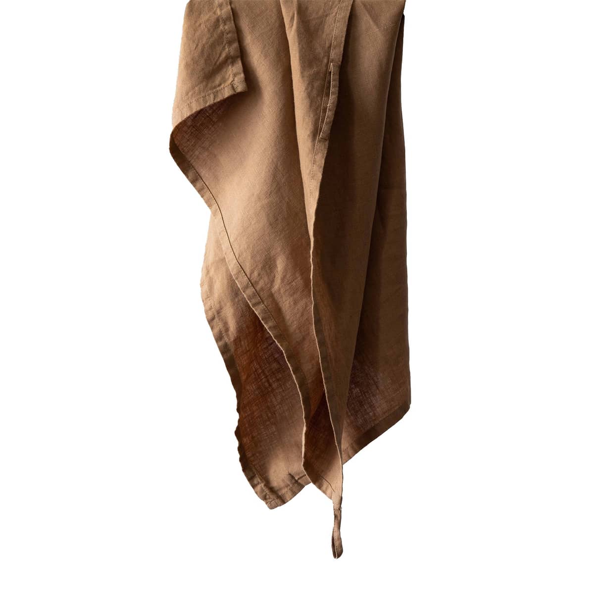 Keittiöpyyhe pellavaa 50x70 cm, hazelnut