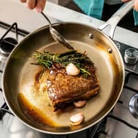 Cook Smart stekepanne 24 cm, rustfritt stål