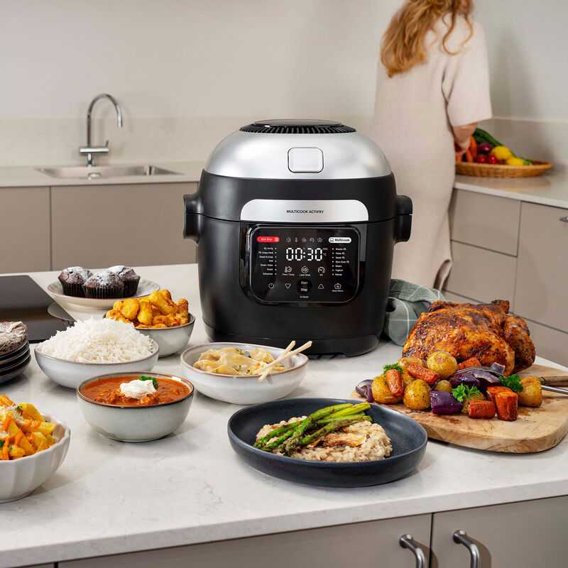 Multicook Actifry multicooker 6 liter, svart