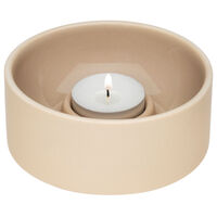 Kirnu telysholder 11 x 5 cm, beige