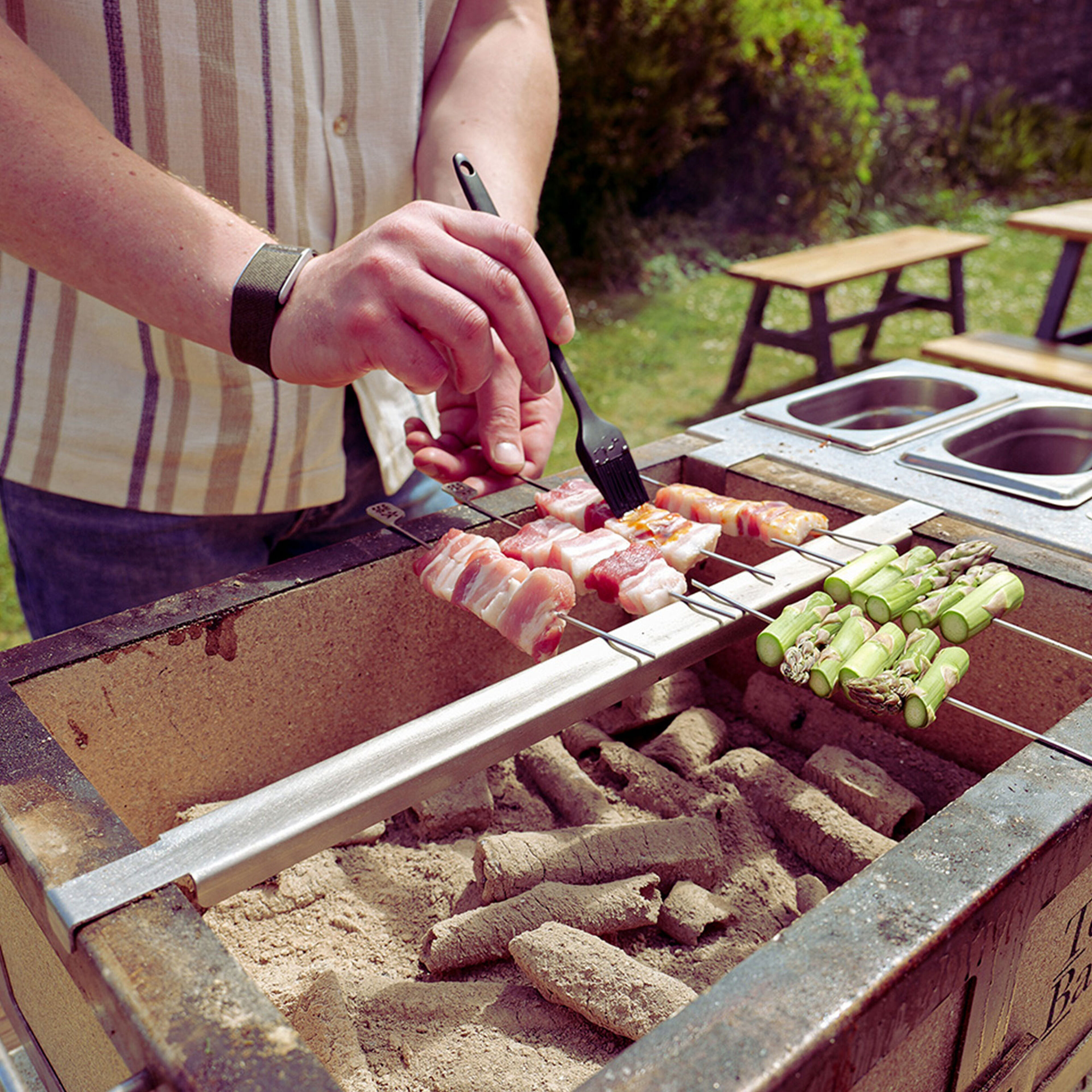 Hibachi grillspettset till Little Kasai Grill