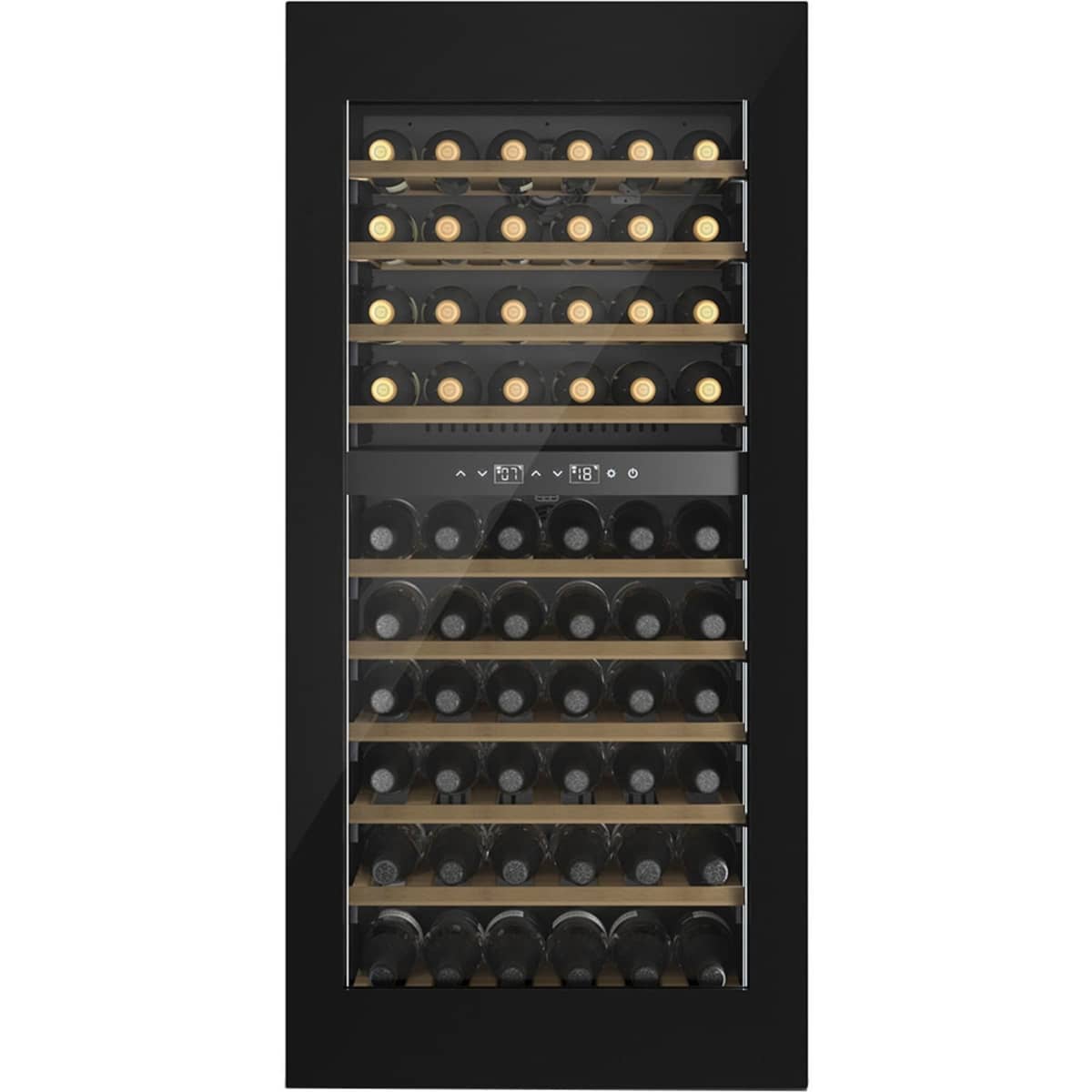 WineDeluxe WD 60 viinikaappi 60 pullolle, musta