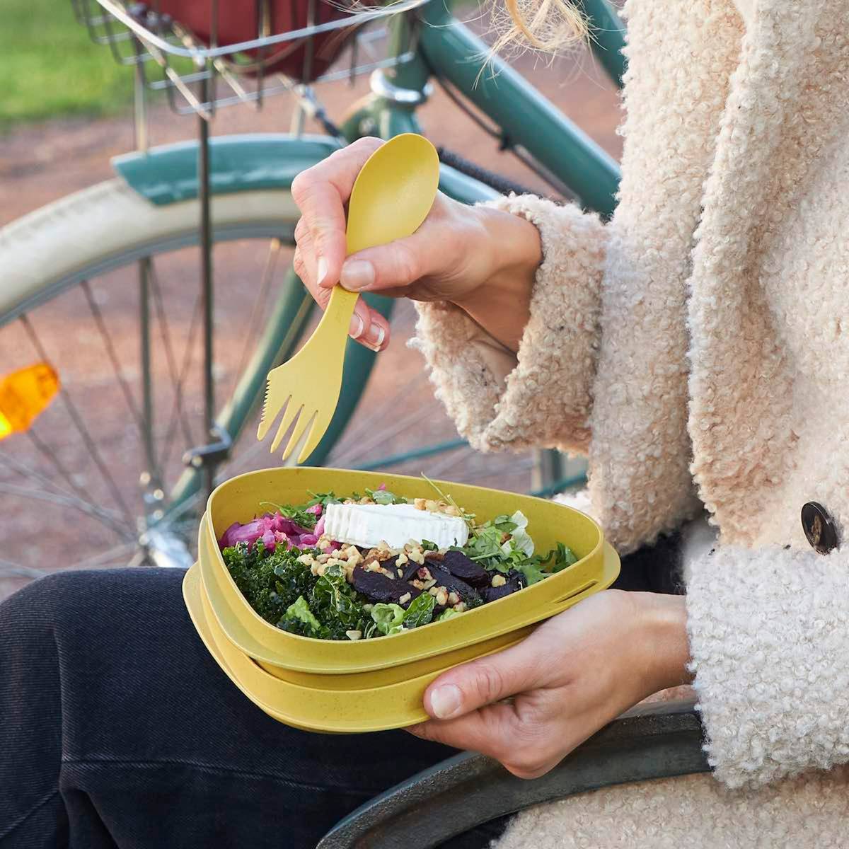 LunchKit madkasse, musty yellow