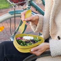 LunchKit madkasse, musty yellow
