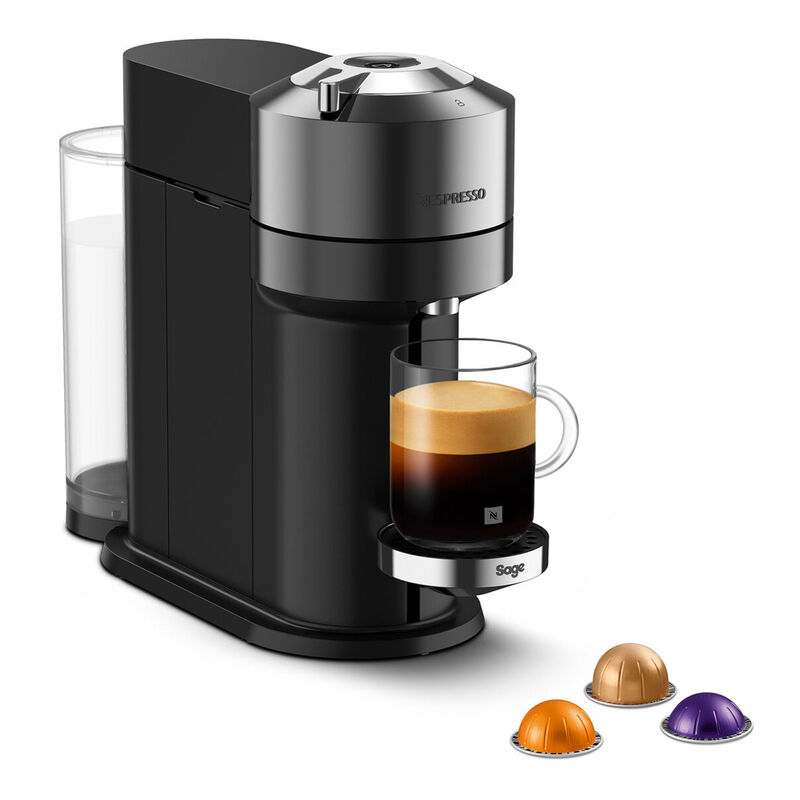 Nespresso by Sage SNV 540 Vertuo Next Deluxe kapselikone, kromi