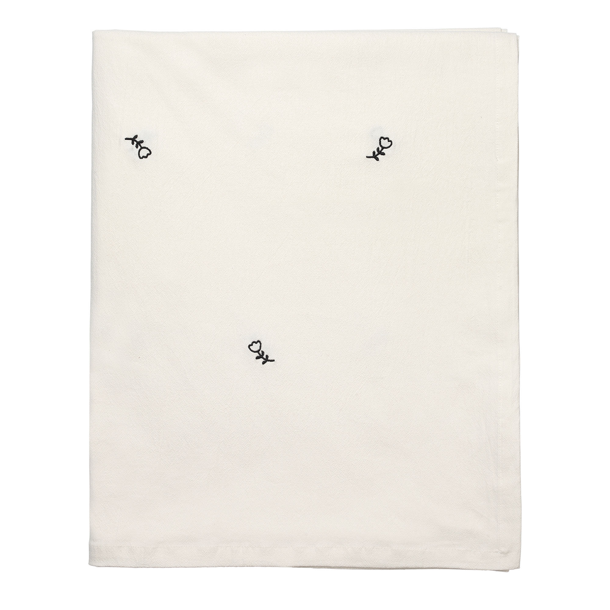 Broste Copenhagen Mai duk 160x200 cm, black-off white