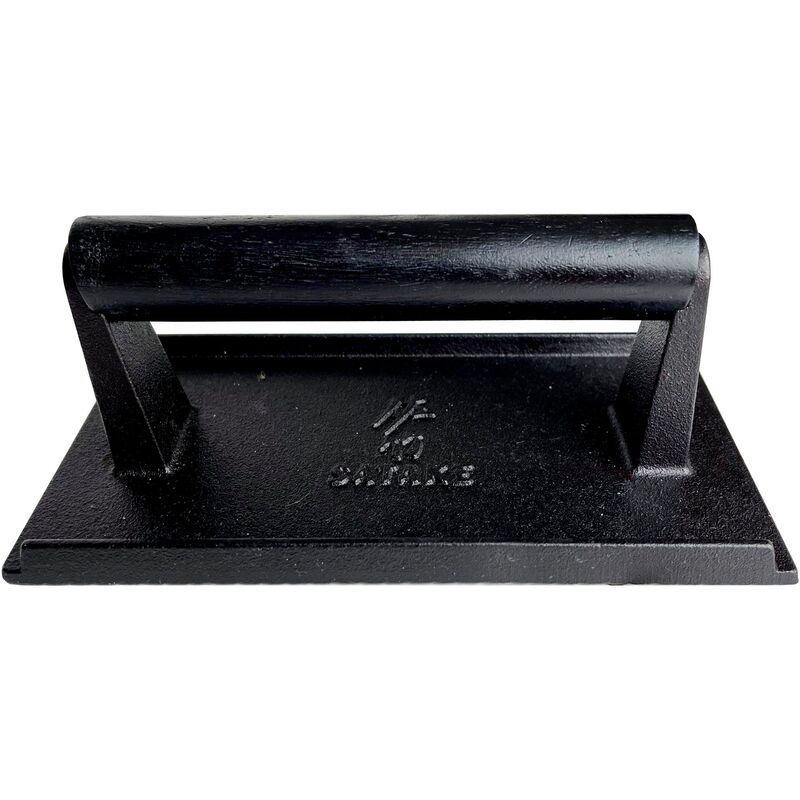 Grillpress gjutjärn, trähandtag