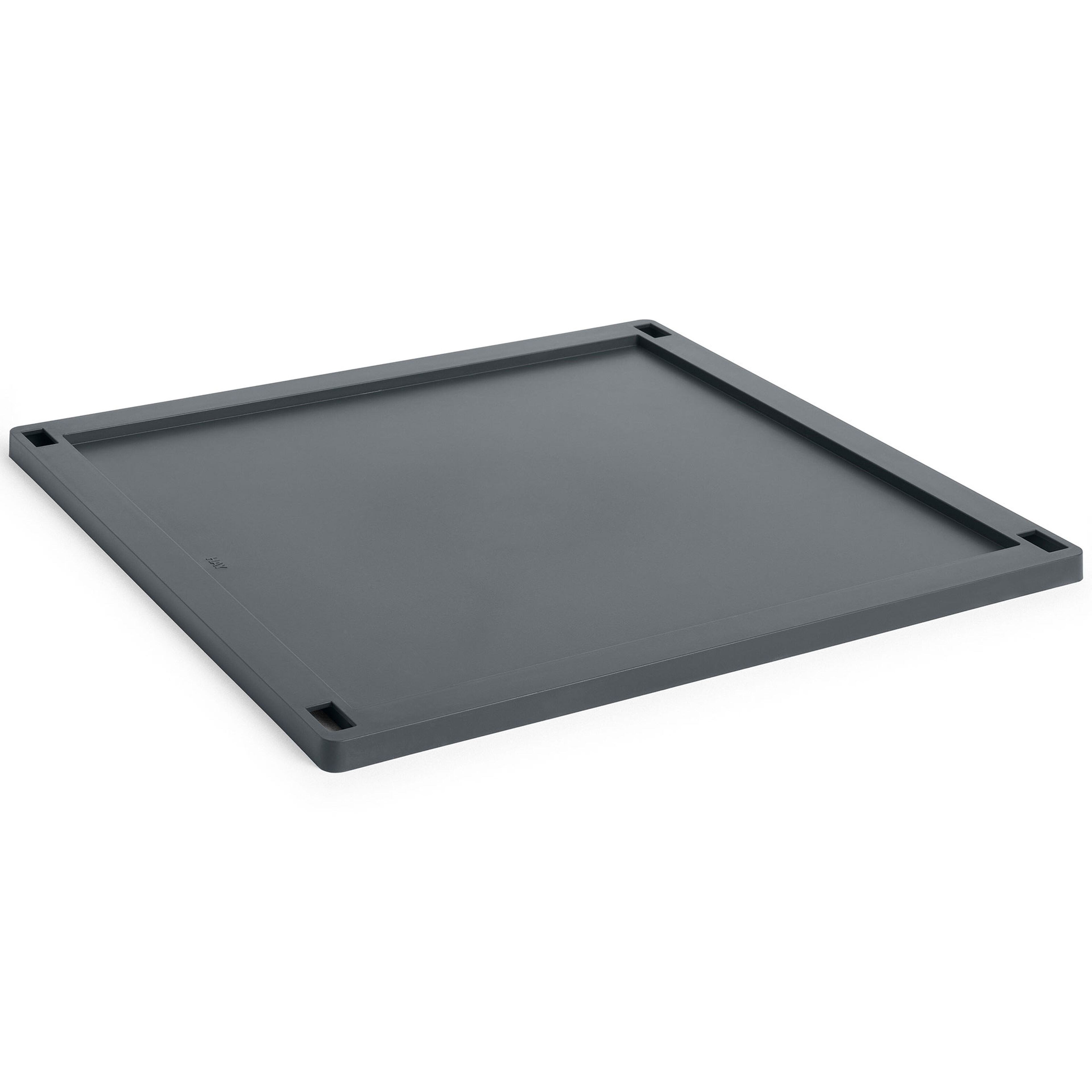 HAY Colour Crate Large Square Låg, charcoal