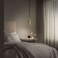 Edgeform Hölster pendellampe, messing