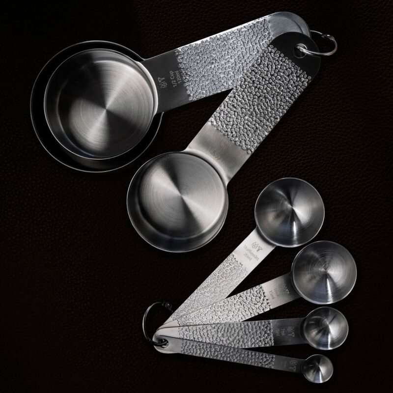 Vargen & Thor Frost målesett 7 deler, sølv