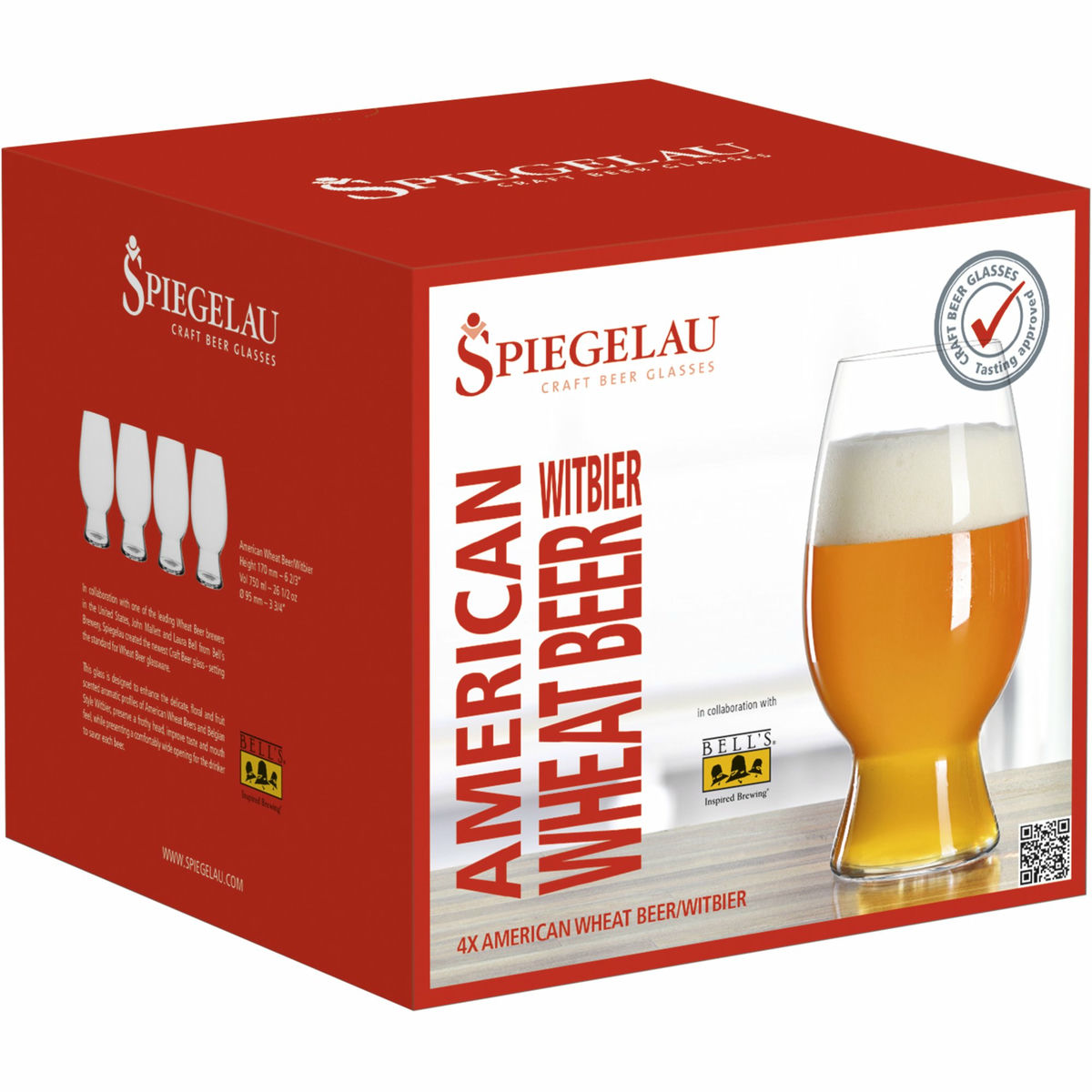 Craft American Wheat Ølglass 75 cl 4-pk