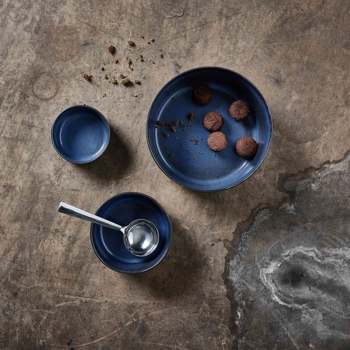 RAW skålset 3 delar, midnight blue