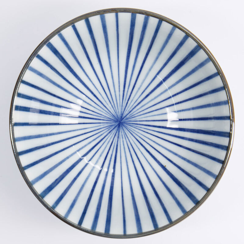 Tokyo Design Studio Natsu Tokusa Tayo skål 500 ml, blå/hvid