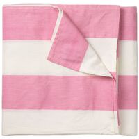 Gaia duk 330x145 cm, rosa/hvit