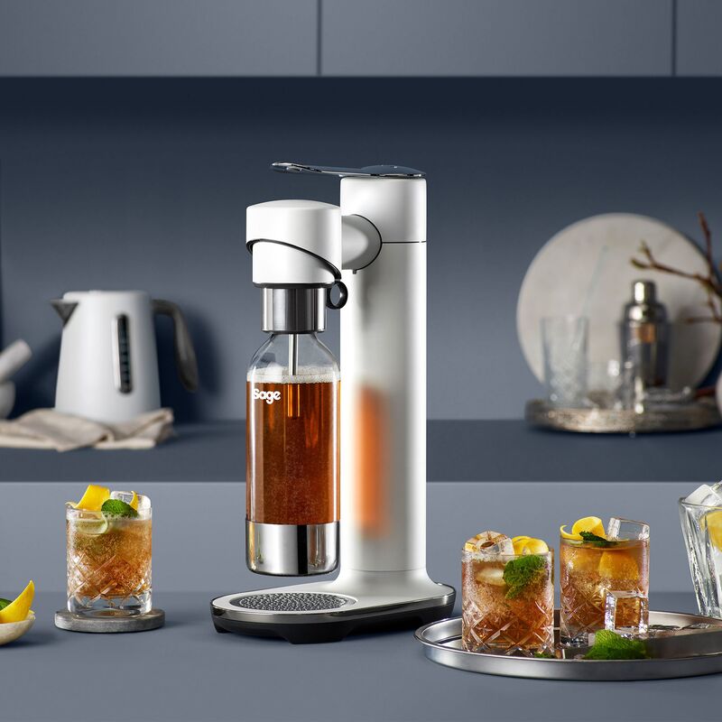 The Infizz™ Fusion kolsyremaskin, sea salt white