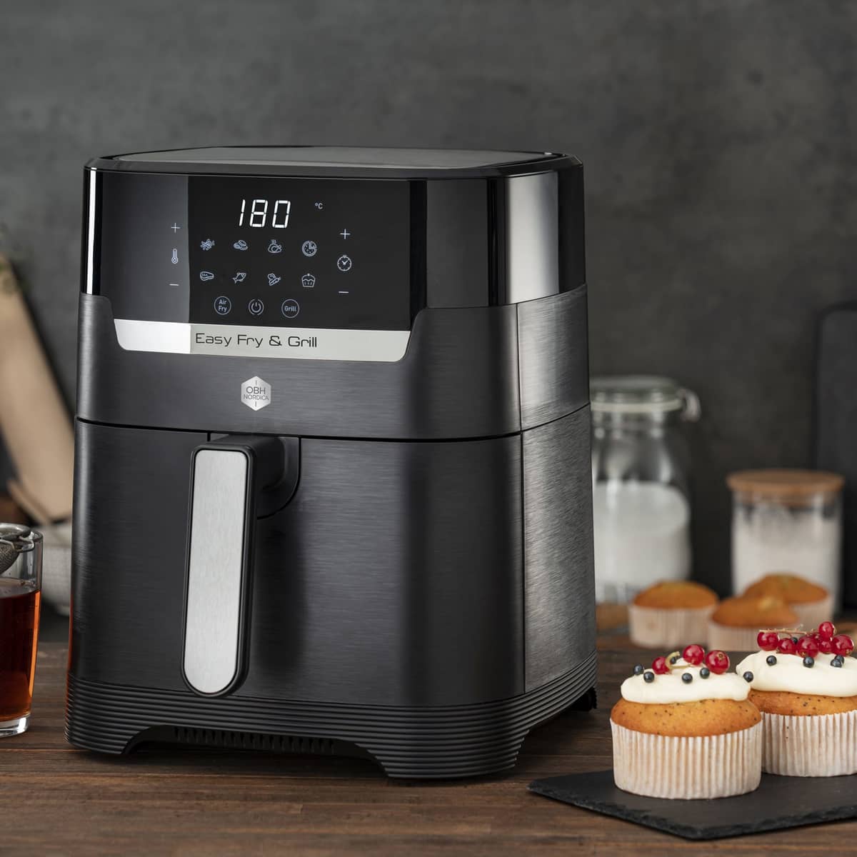 Easy Fry & Grill Precision 2in1, svart