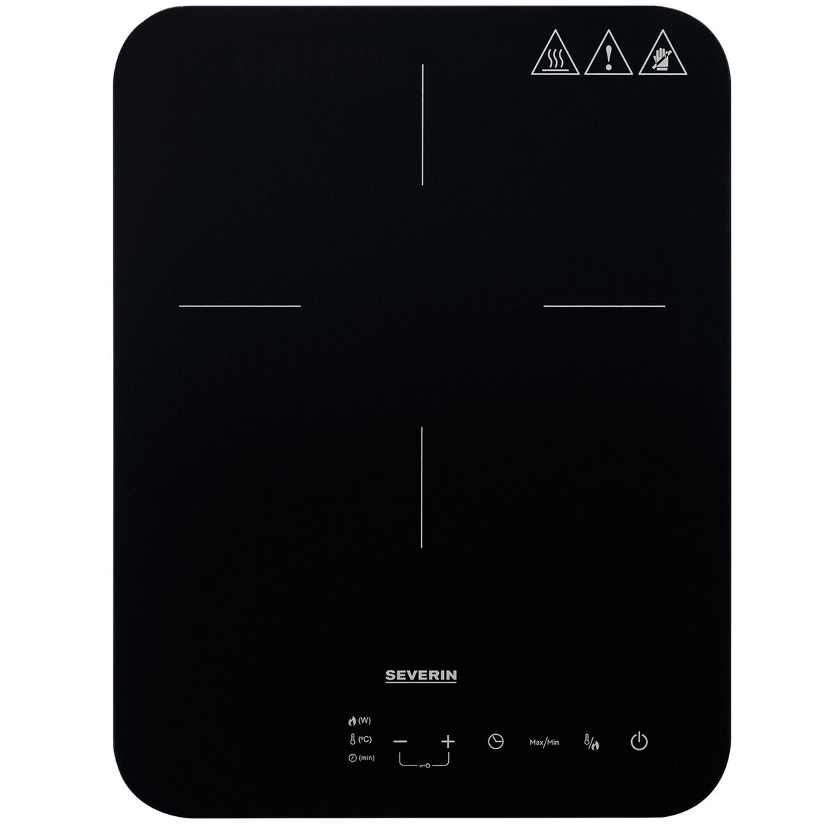 KP 1032 induktionsplatta 1 zon, mattsvart