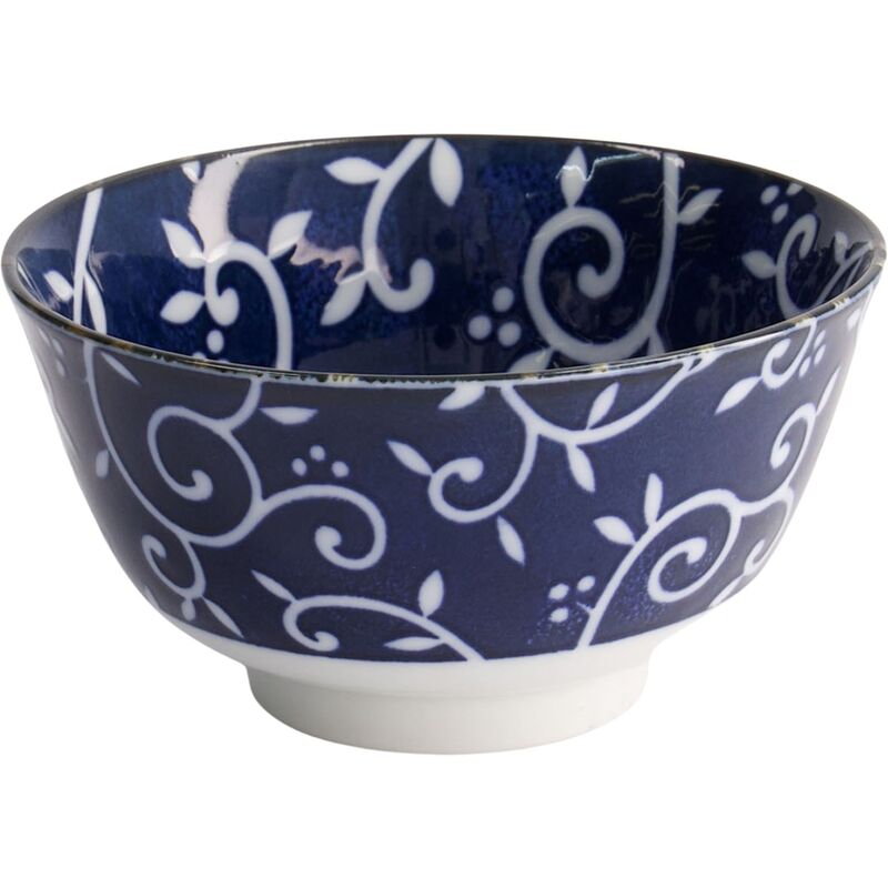 Blue Karakusa kulho 400 ml, sininen/valkoinen