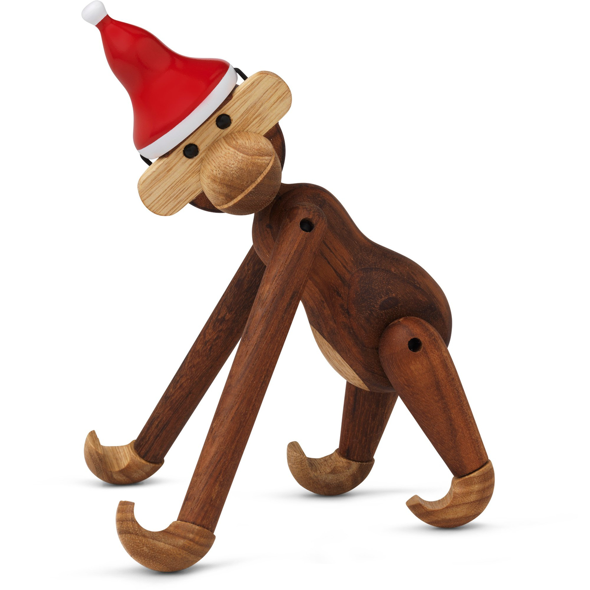 Ape med nisselue, teak- og limbatre