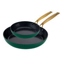 Combekk Stegepandesæt 2 dele 20+28 cm, grøn