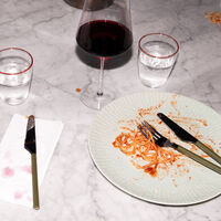 Confetti tallerken 24 cm, pistachio