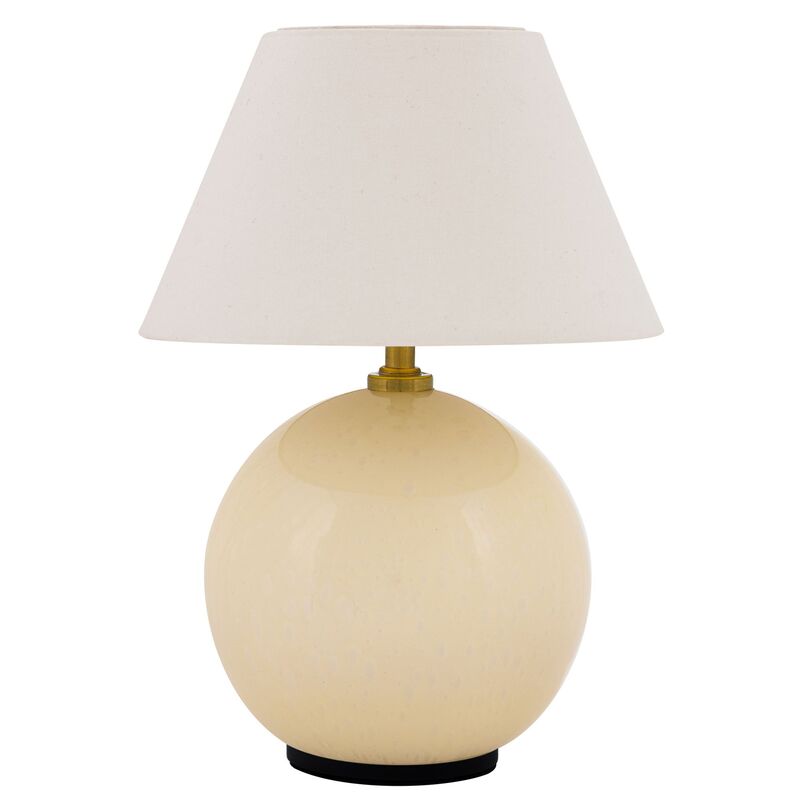 Iris portabel bordslampa, creme