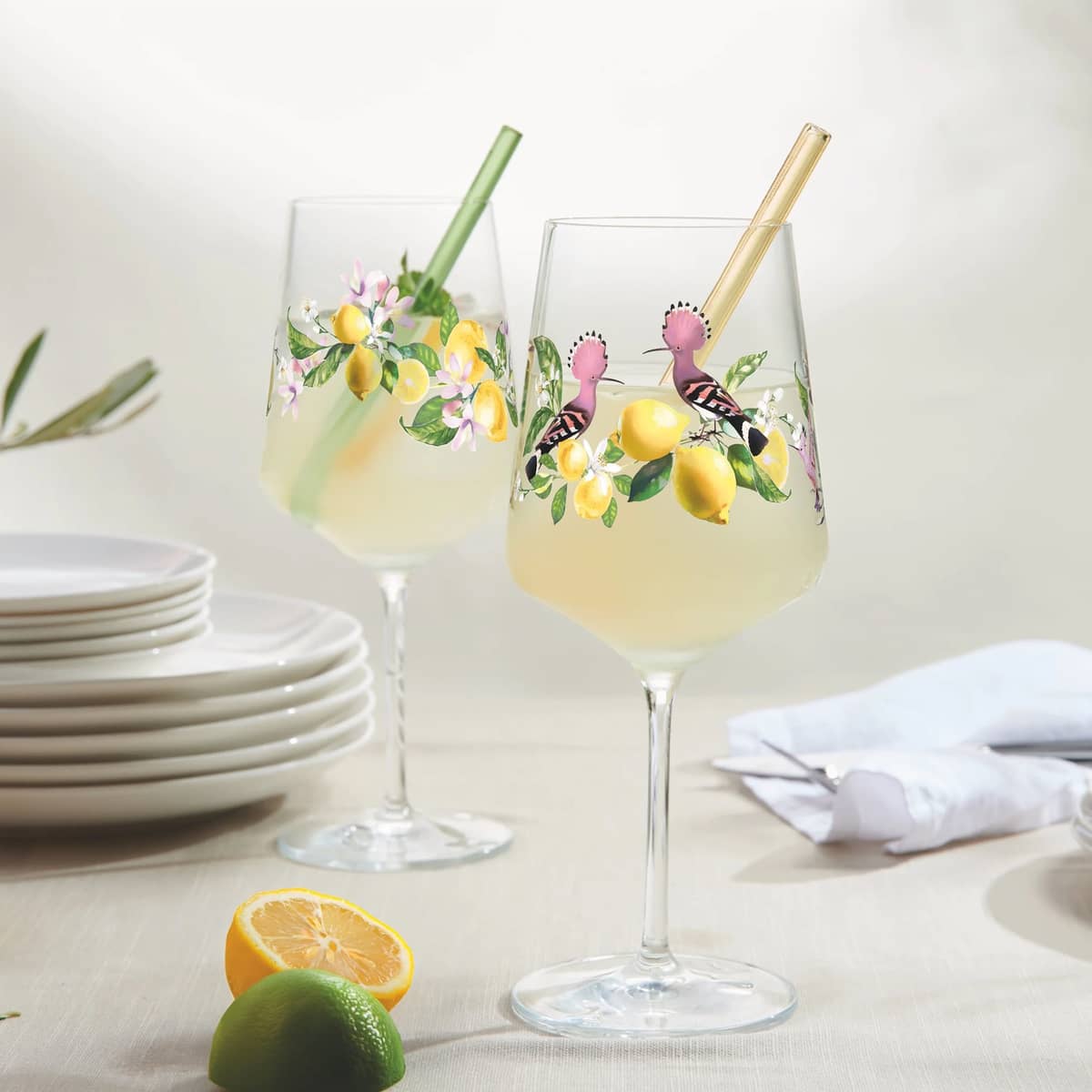 Sommertau vinglas, 2 st