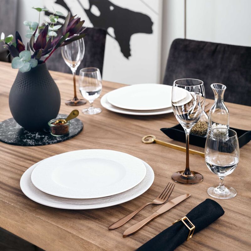 Manufacture Rock Blanc Middagstallerken