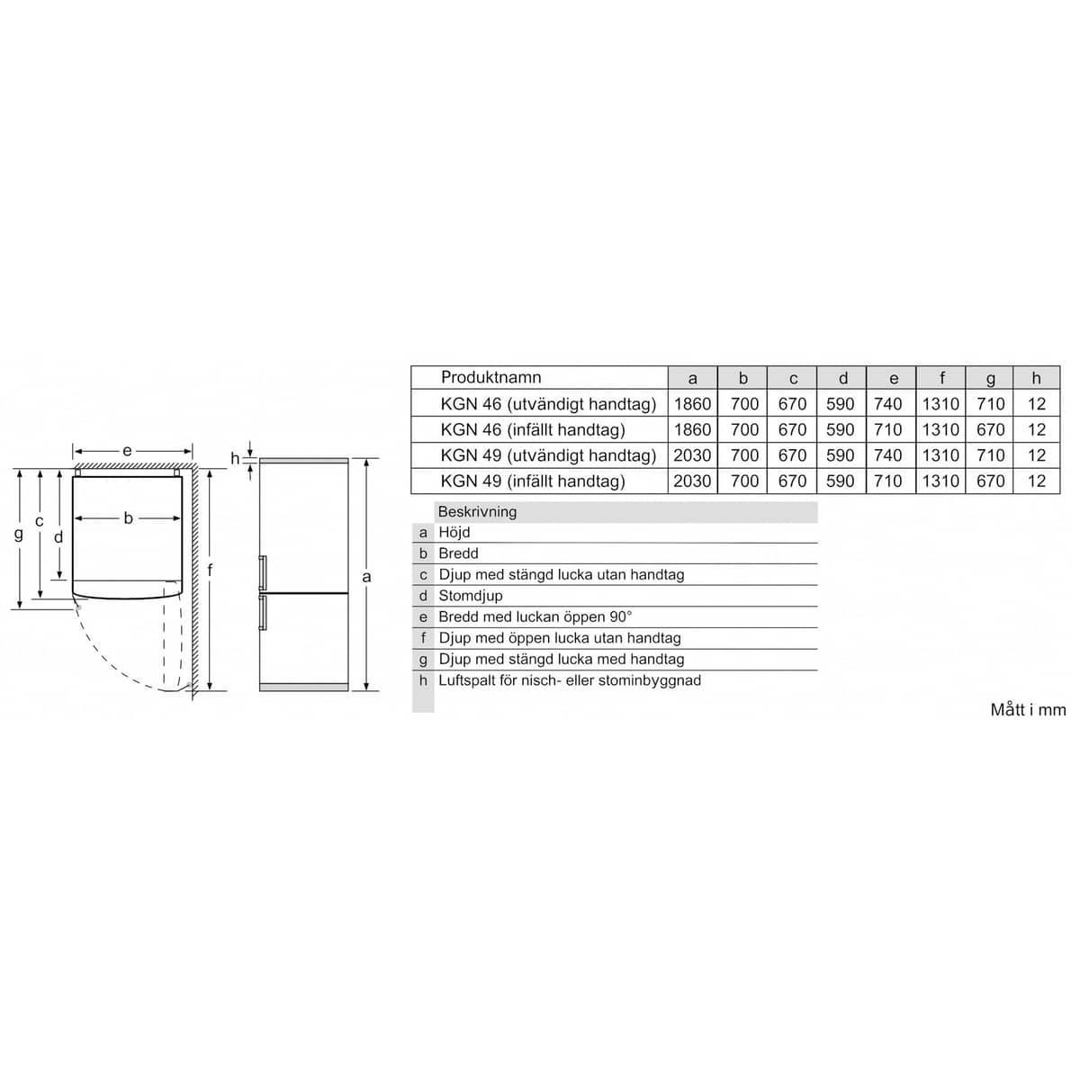 KG49NXXEA iQ300 jääkaappipakastin, blacksteel