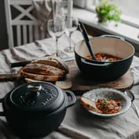 Gjutjärnsgryta emaljerad 3 liter