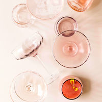 Champagne-/cocktailglas 30 cl, röd