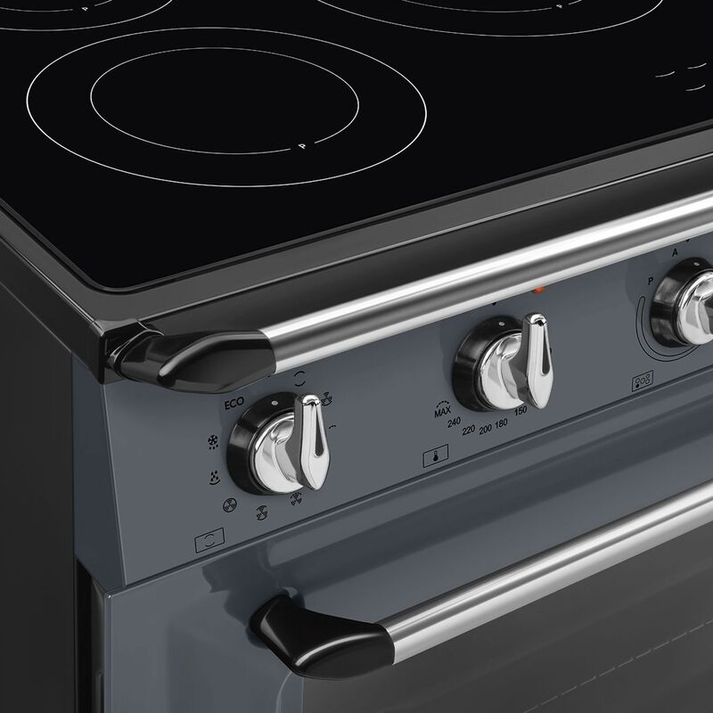 Induksjonskomfyr Victoria TR90IMGR 90 cm, grå