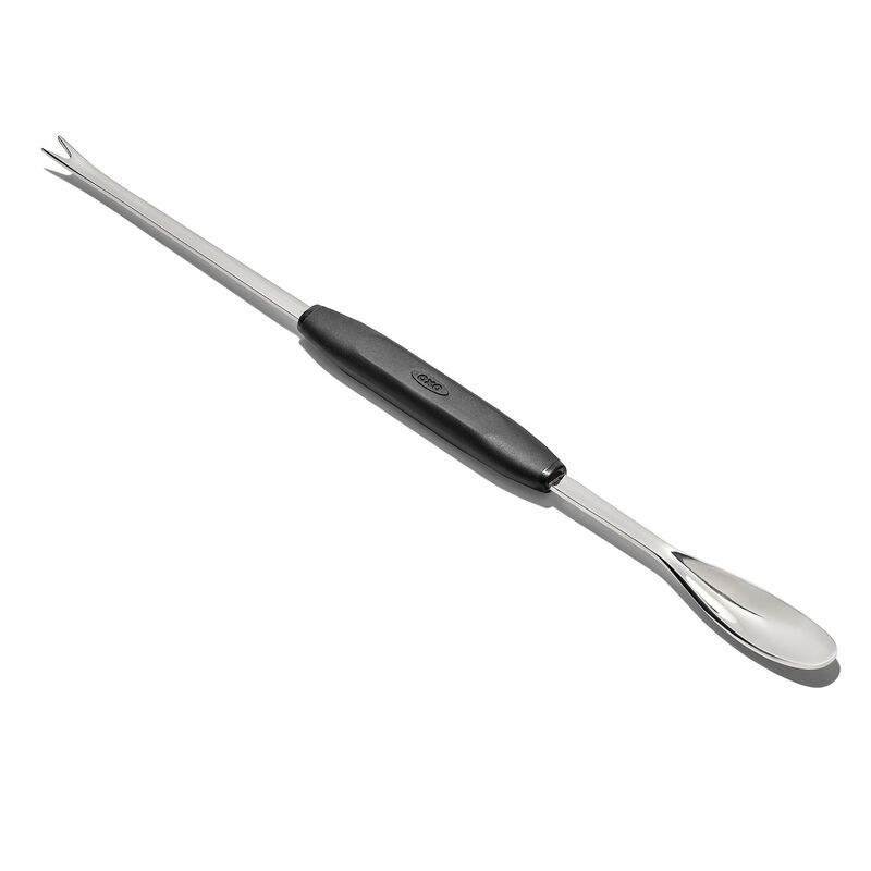 Skalldyrgafler sett 4 stk, svart