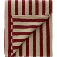 Florence duk 140×240 cm, röd/natur