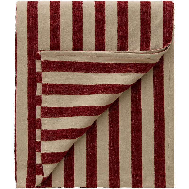 Florence dug 140x240 cm, rød/natur