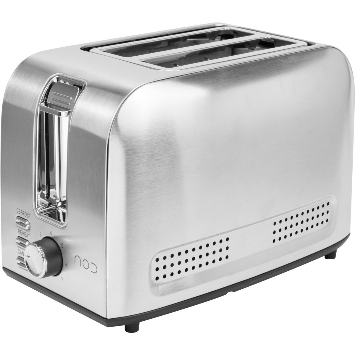 Brødrister 2 skiver, rustfrit stål