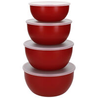 KitchenAid Boller med lokk 4 stk, empire red
