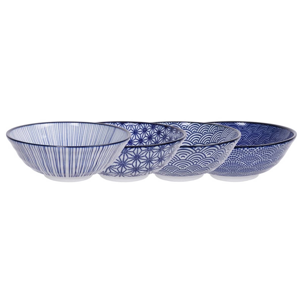 Nippon Blue skål 21 cm. 4 st.