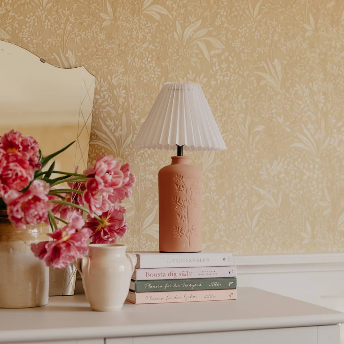 Flora bordlampe, 39 cm