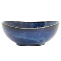 Cobalt Blue oval skål 14 cm