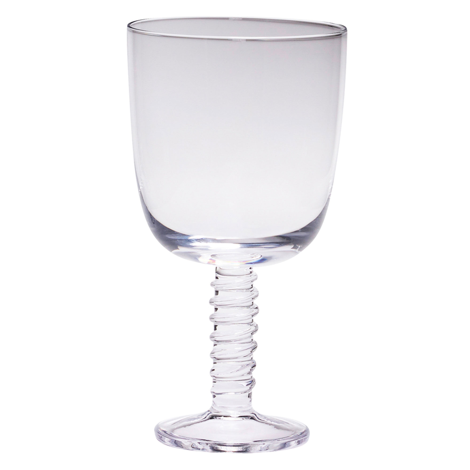 Hübsch Clink rödvinsglas, klar