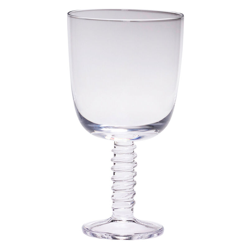 Hübsch Clink rödvinsglas, klar