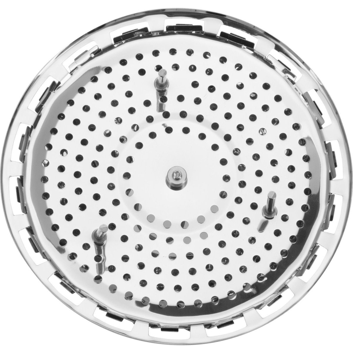 Justerbar ångkorg, 14-23 cm, rostfritt stål