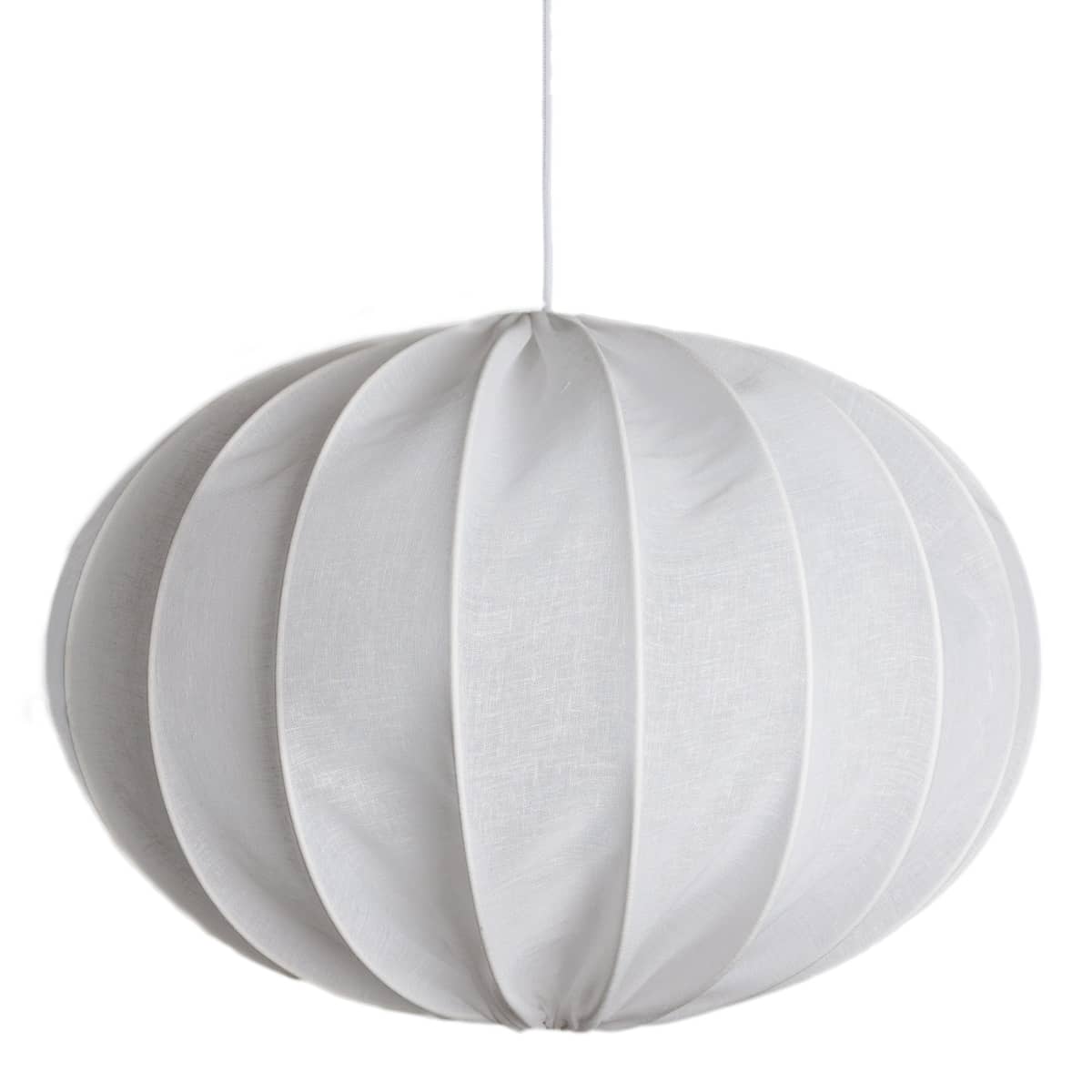 Boll 65 taklampa linne, vit