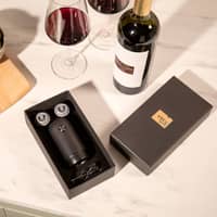 Wine Saver elektrisk vinpump, svart