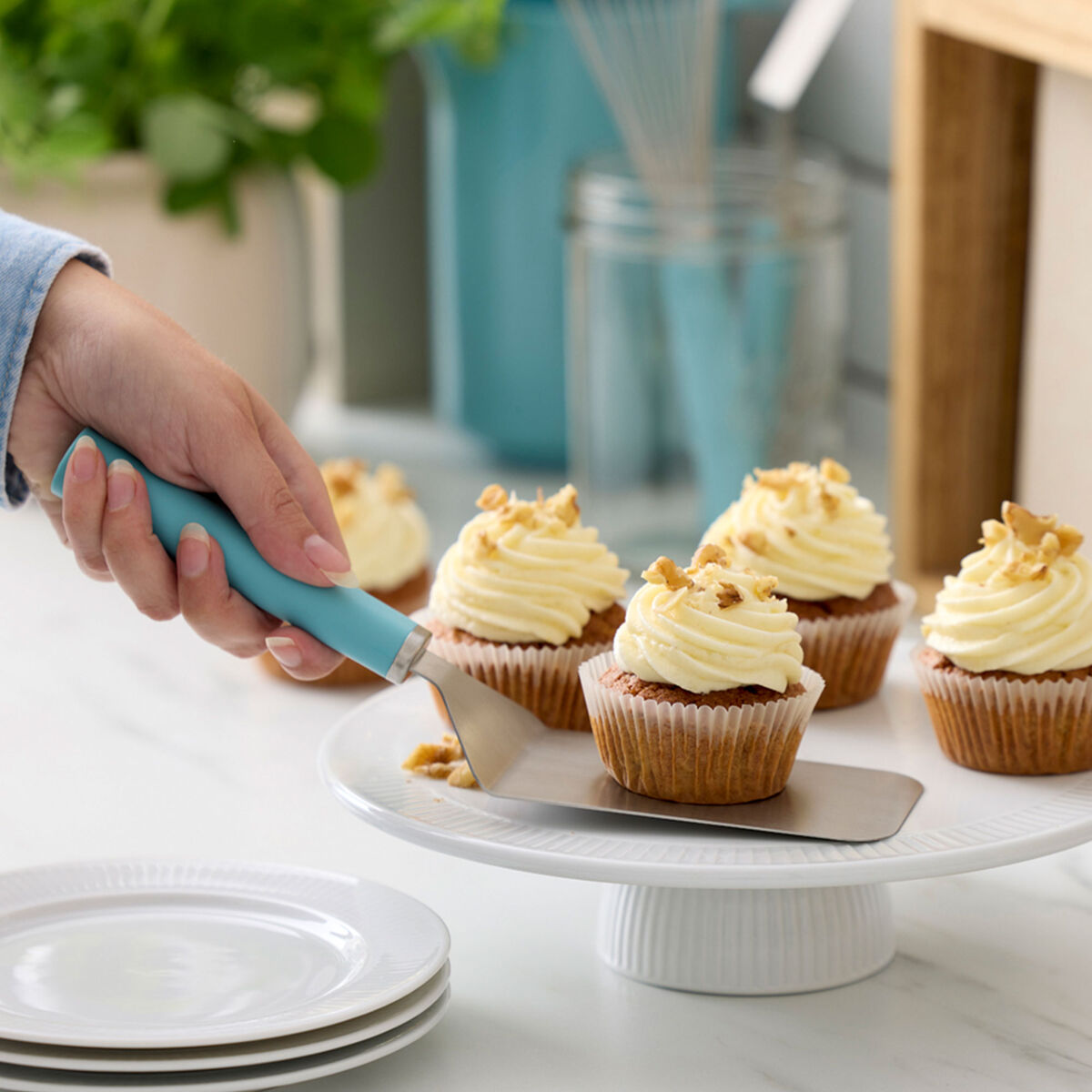 Emma palettkniv stål 26 cm, nordic green